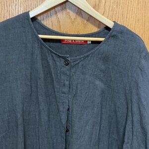 Pyne & Smith Women's Gray Midi Dress